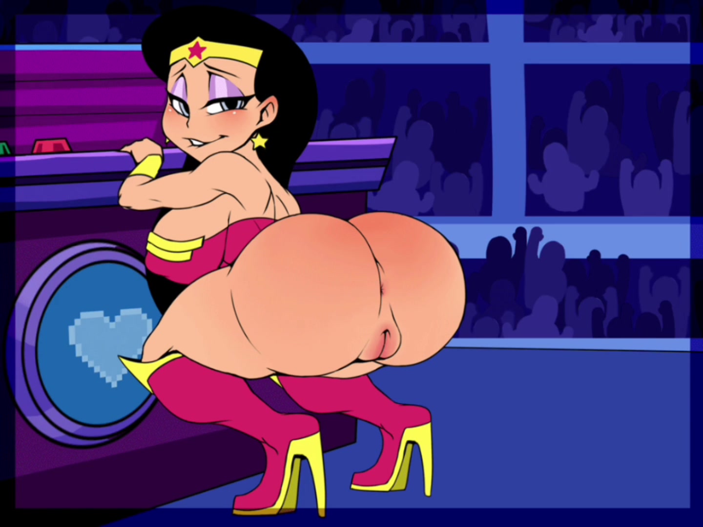 Wonder woman ass shaking → "sexy wonder woman ass shaking