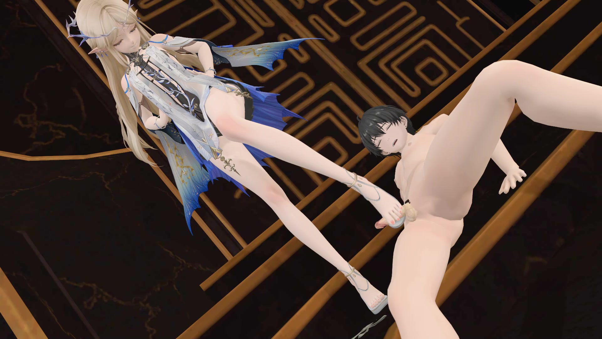 कार्तेथिया गरजते लहरें हेंतई फुटानारी टेंटेकल एची