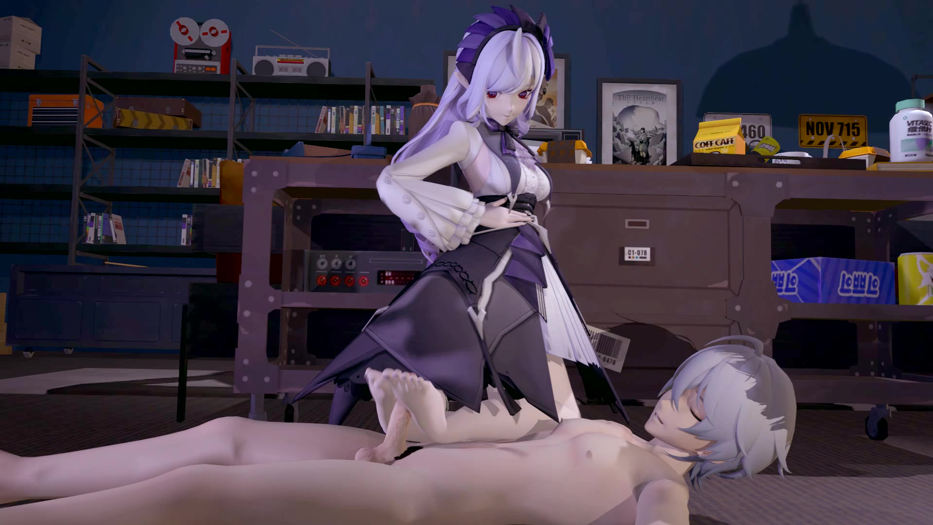 विवियन पैर की नौकरी देता है