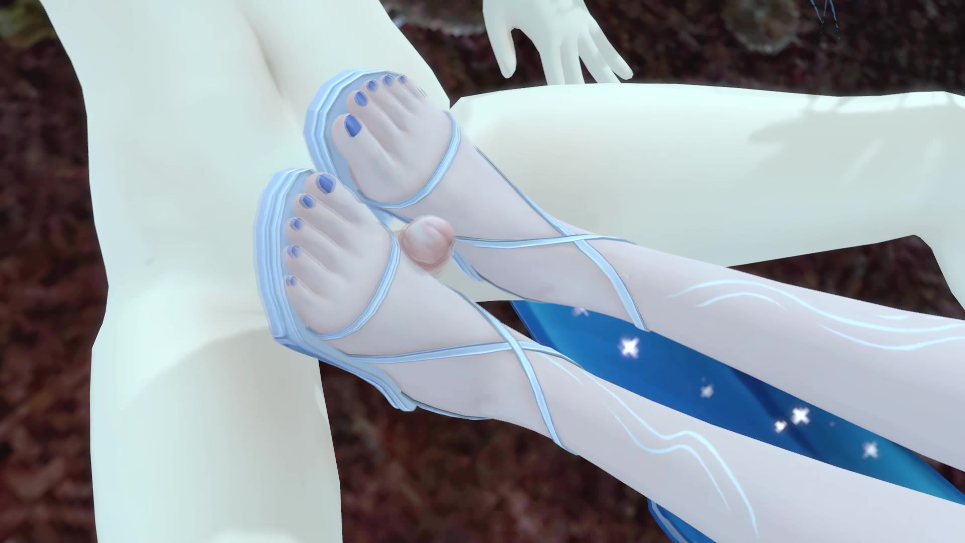 तट रखरखाव करने वाला पैर नौकरी दृश्य