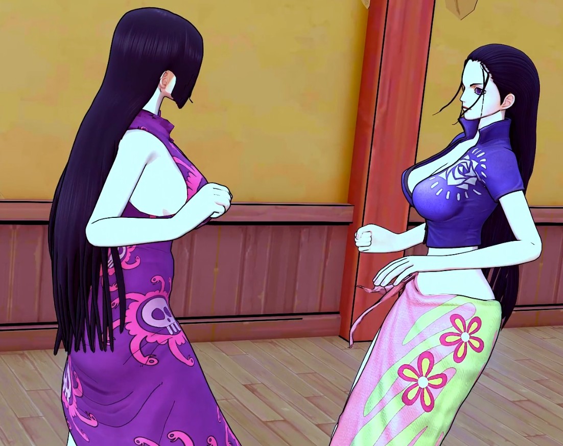 Robin et boa dans waifu war 4