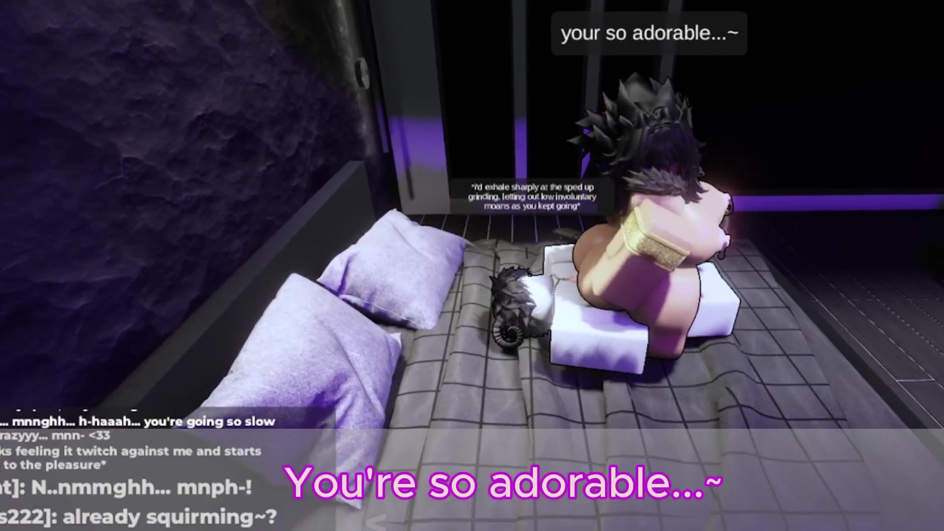 筋肉roblox美女が熱い支配に抗う