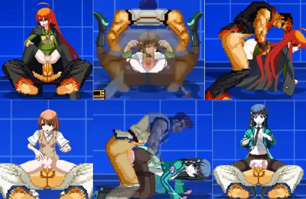 Schoolgirl miyuki shina misaka in tentacle futanari ecchi orgy