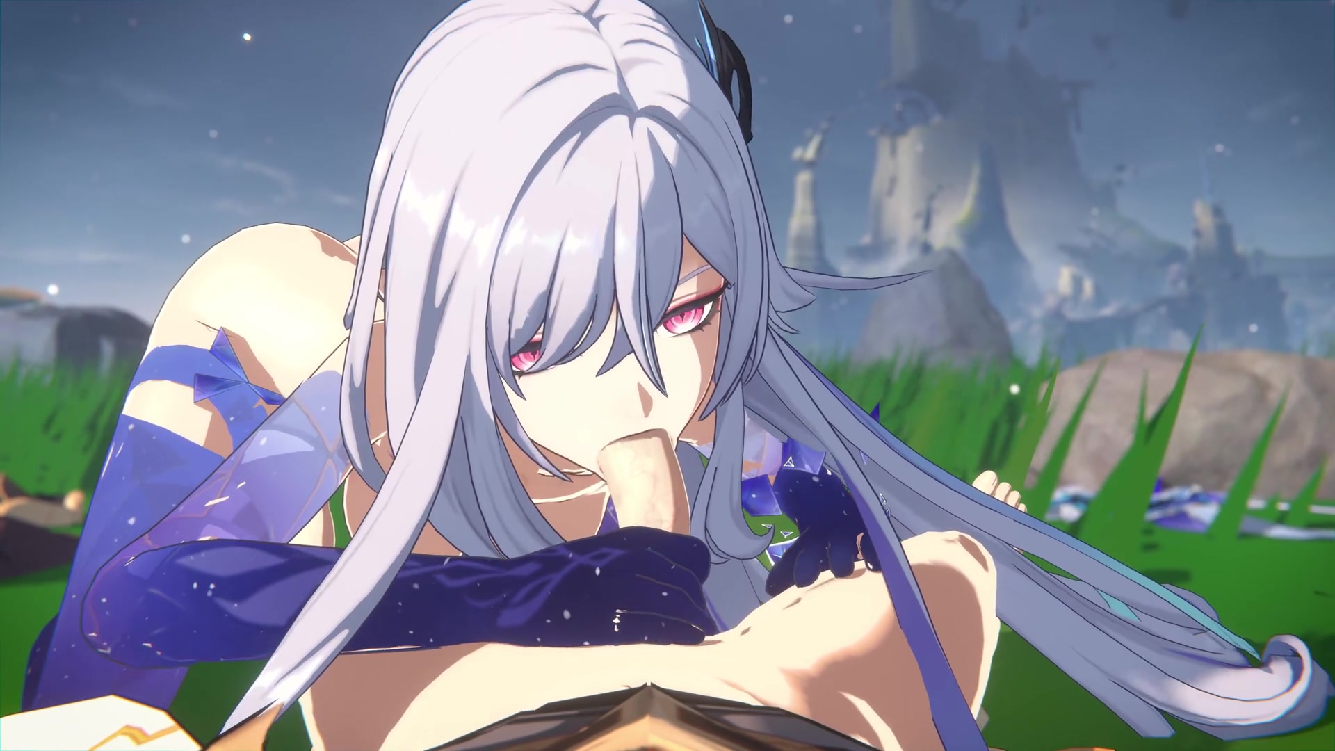 原神スカーク触手ふた女子校生エッチ