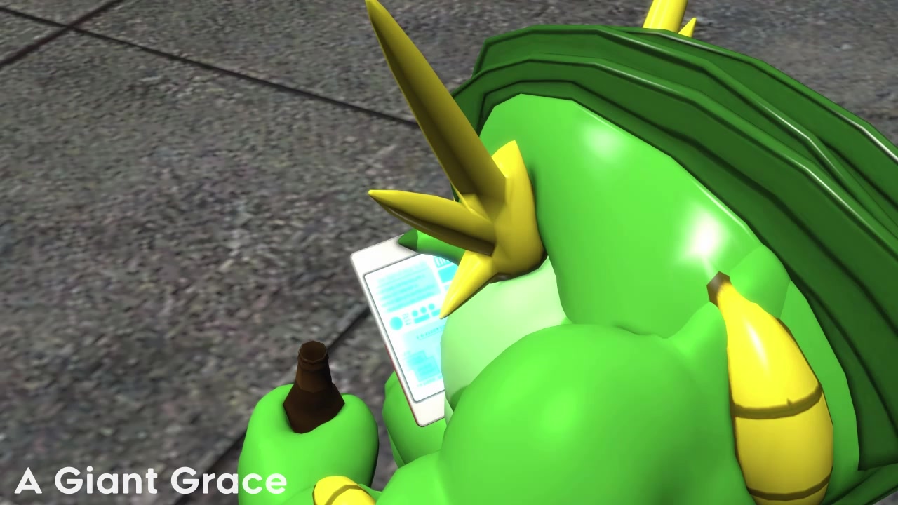 гигантская грация: школьница футанари тентакль эччи столкновение