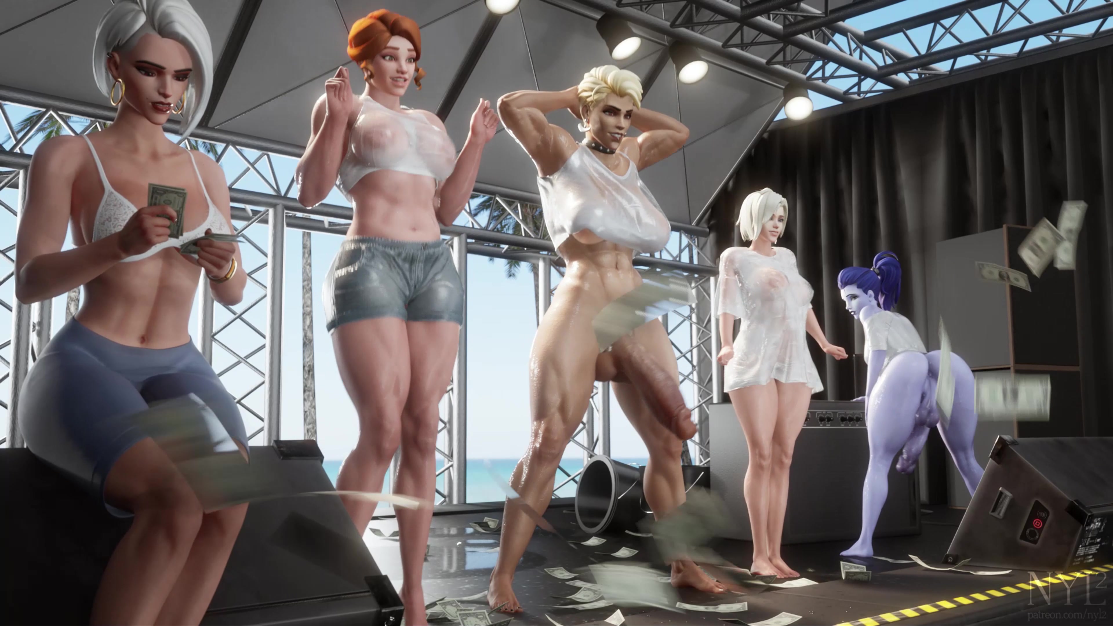 مسابقة القميص المبلل