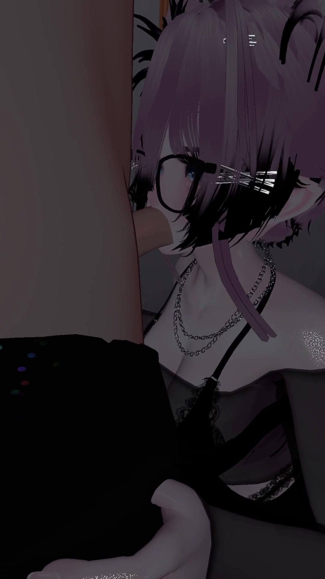 Bonne fille dans un endroit coquin