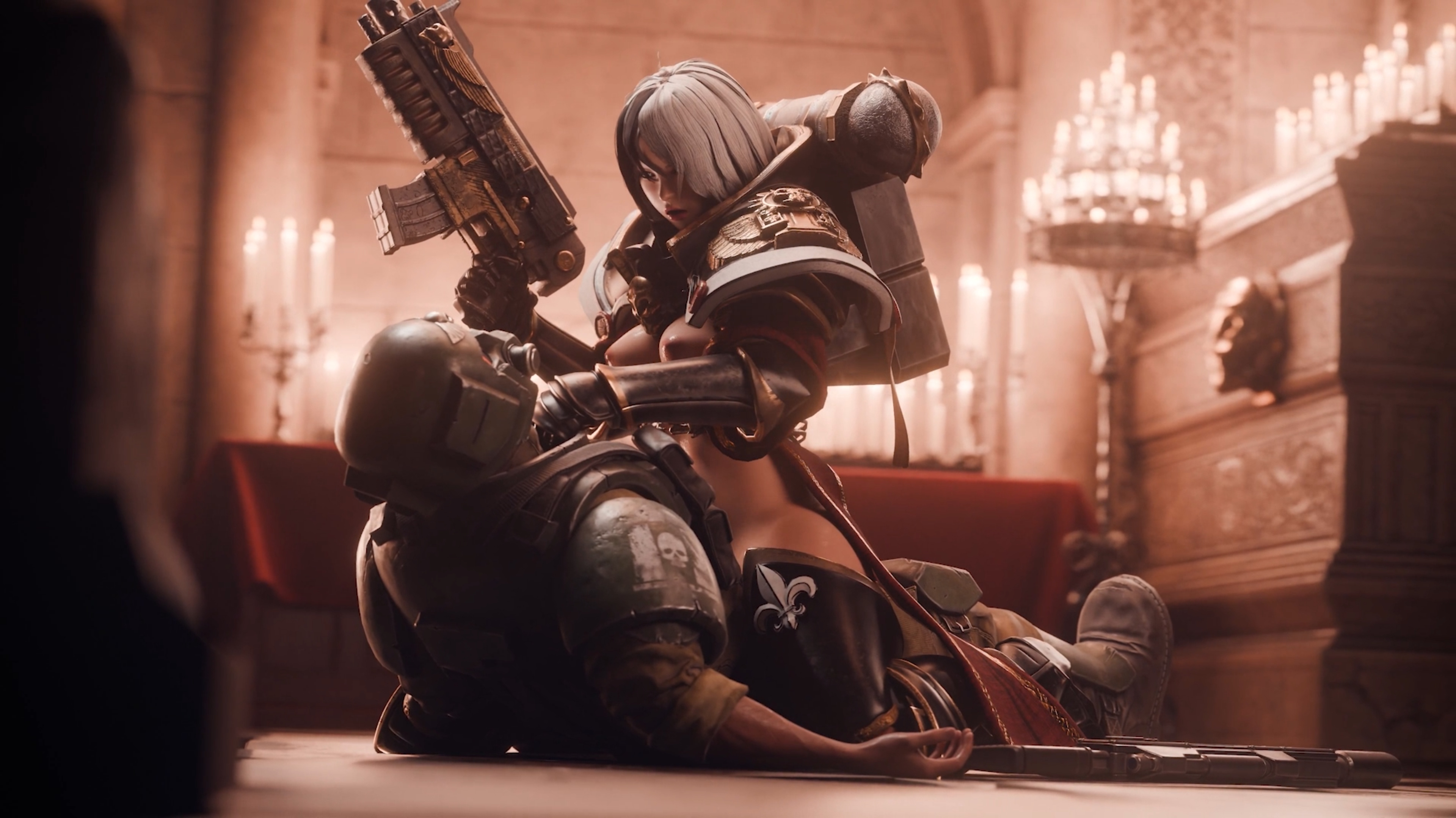 Naughty holy sister removes corruption