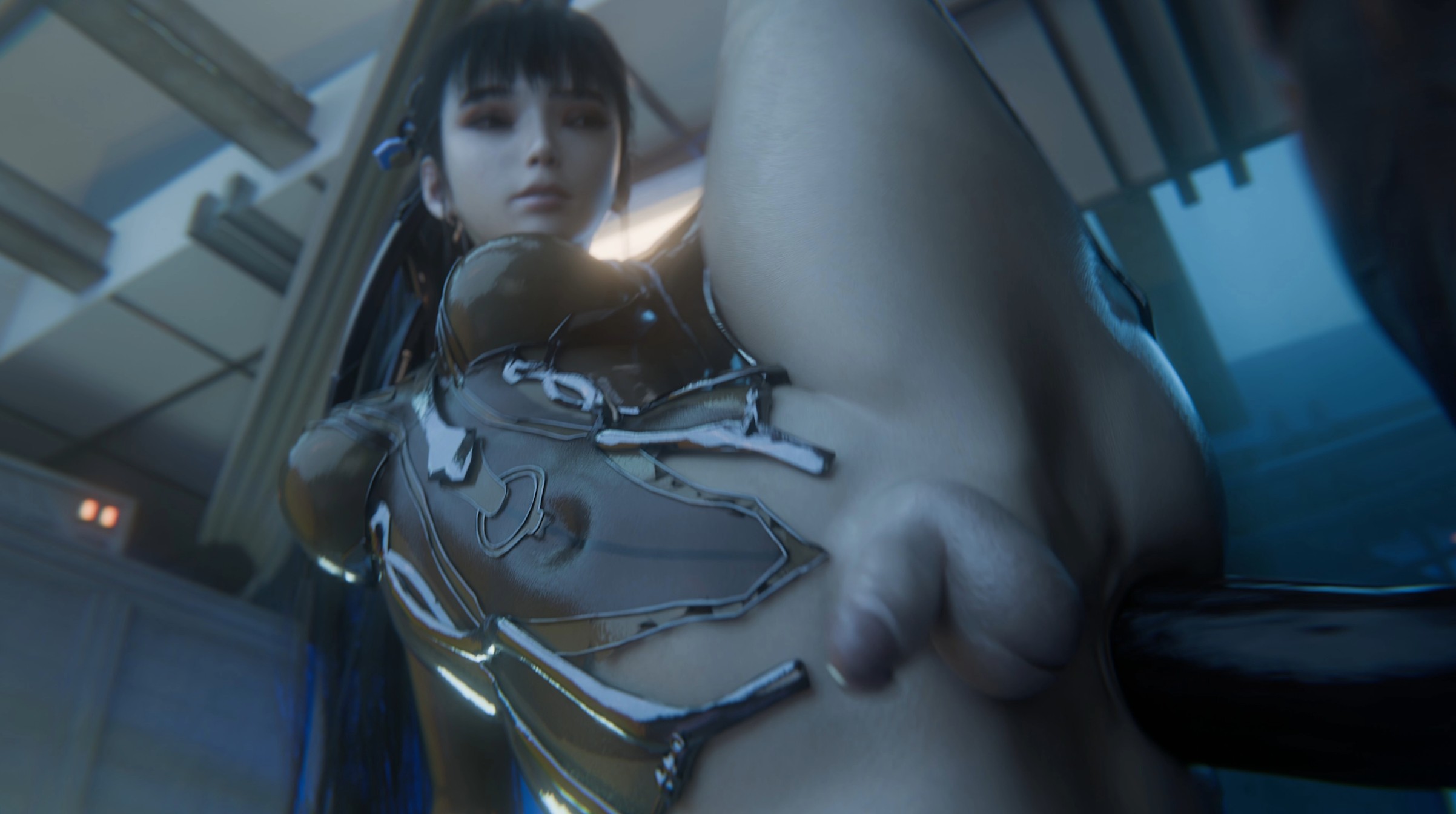 Caught by futa in 4k tentacle ecchi