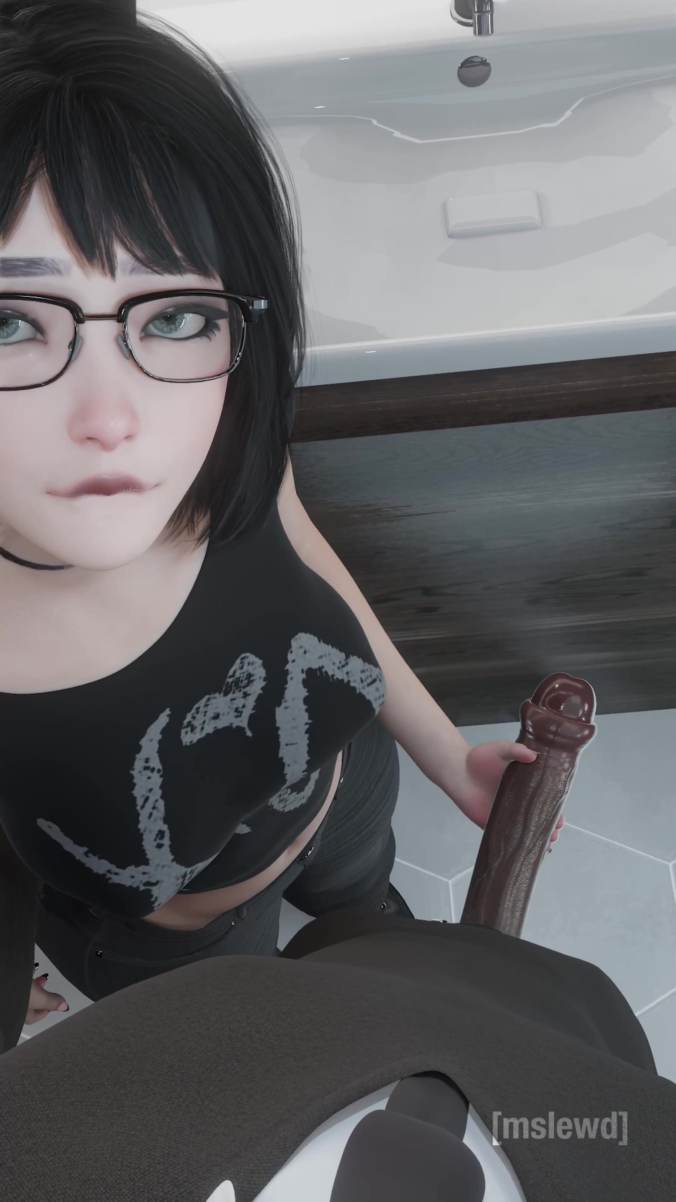 Eunji gibt einen frechen handschlag