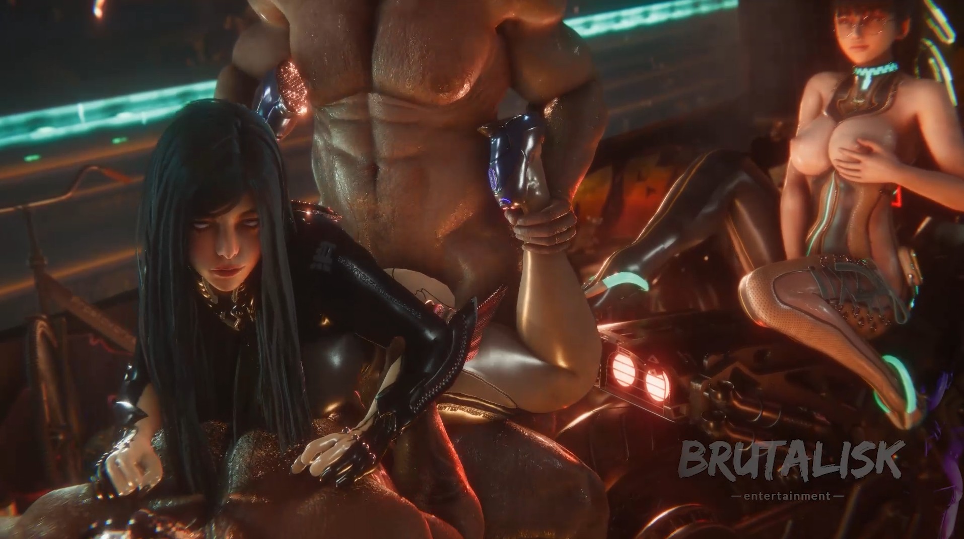 жестокий рейвен в кибер-сити 4k