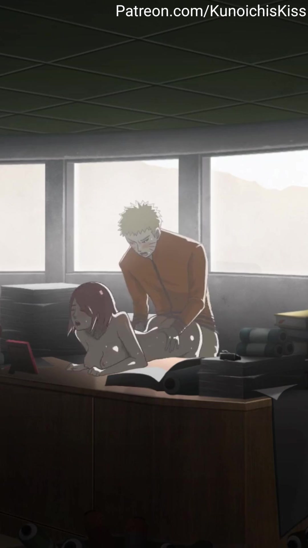 Naruto milf office encounter