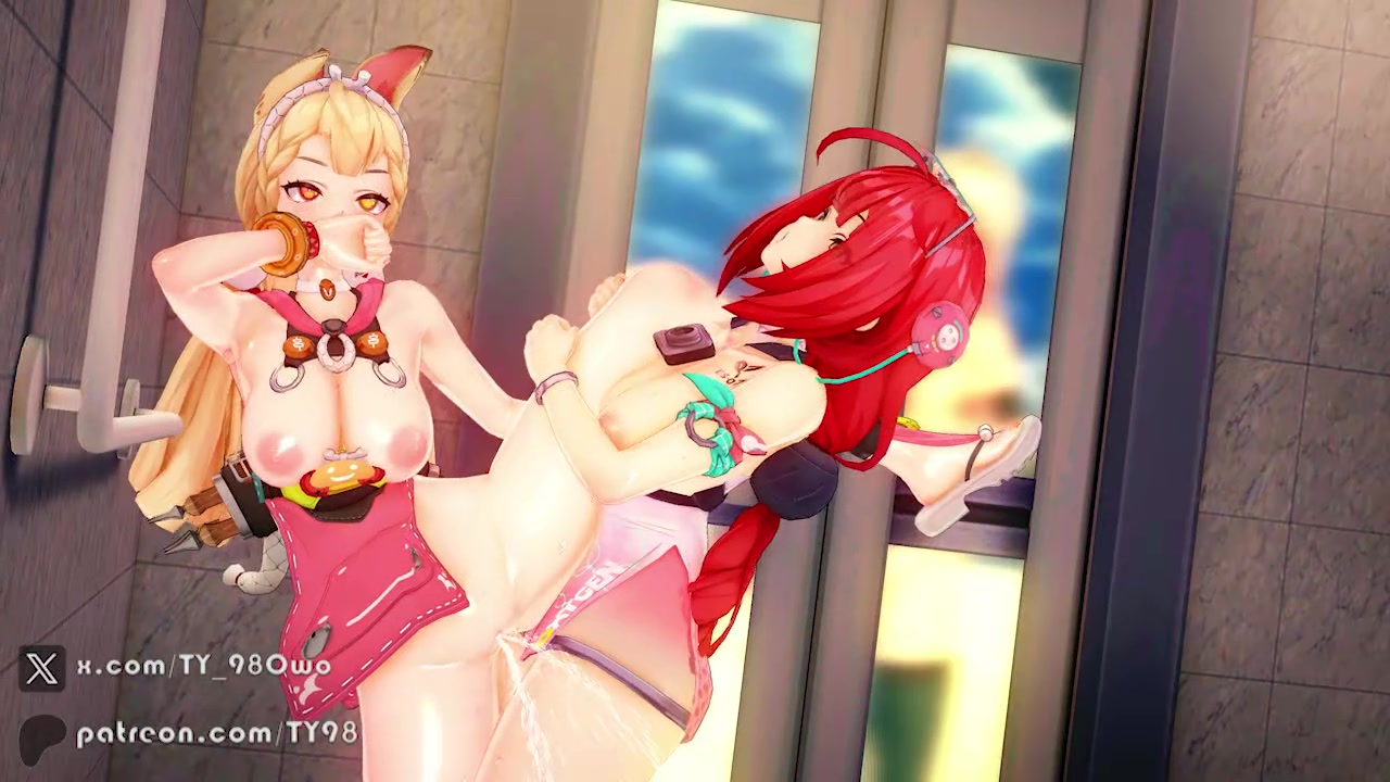 يوزوهة وأليس المشاغبتان في جنس فوتا