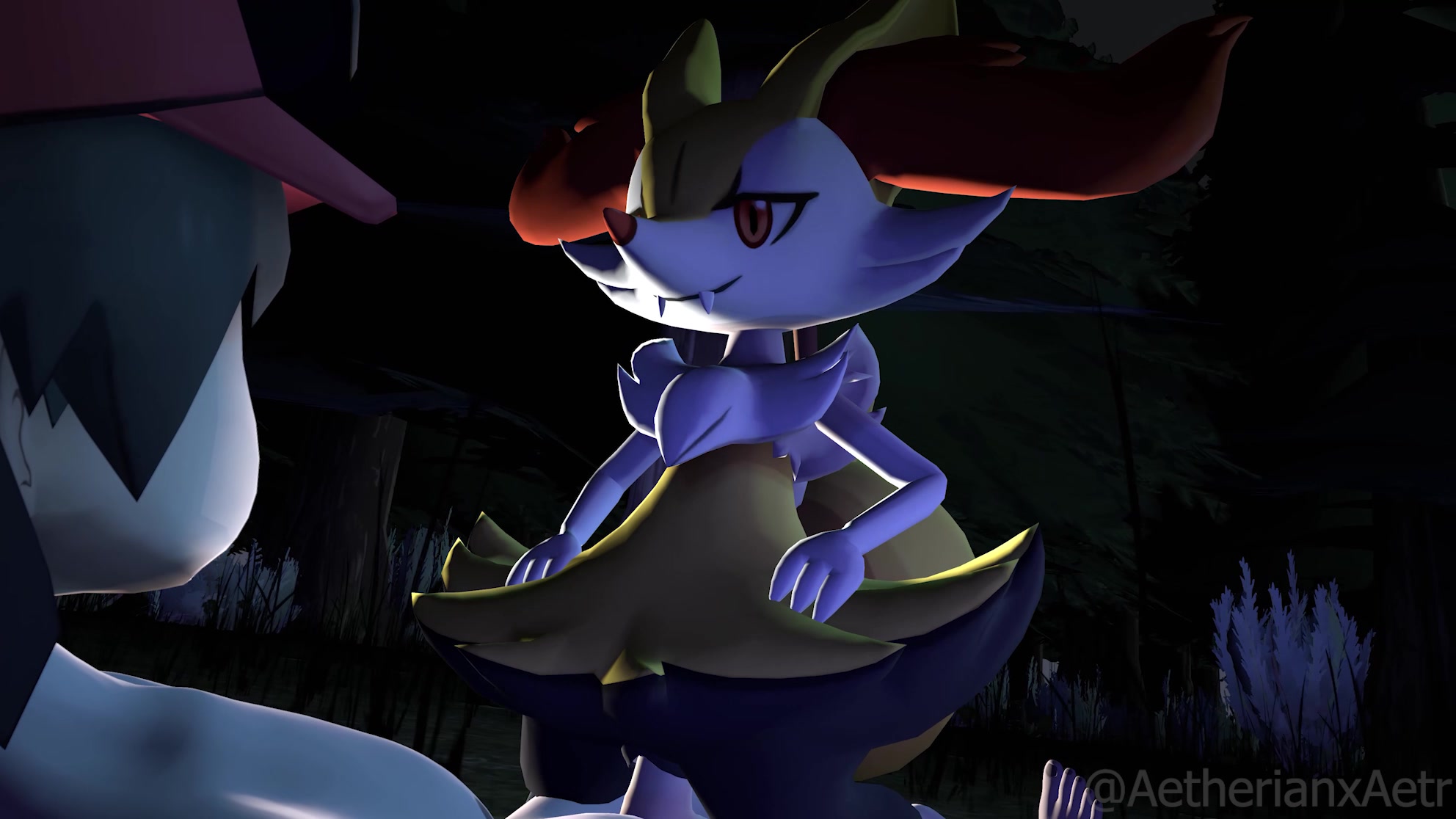 Especial de halloween braixen en anime