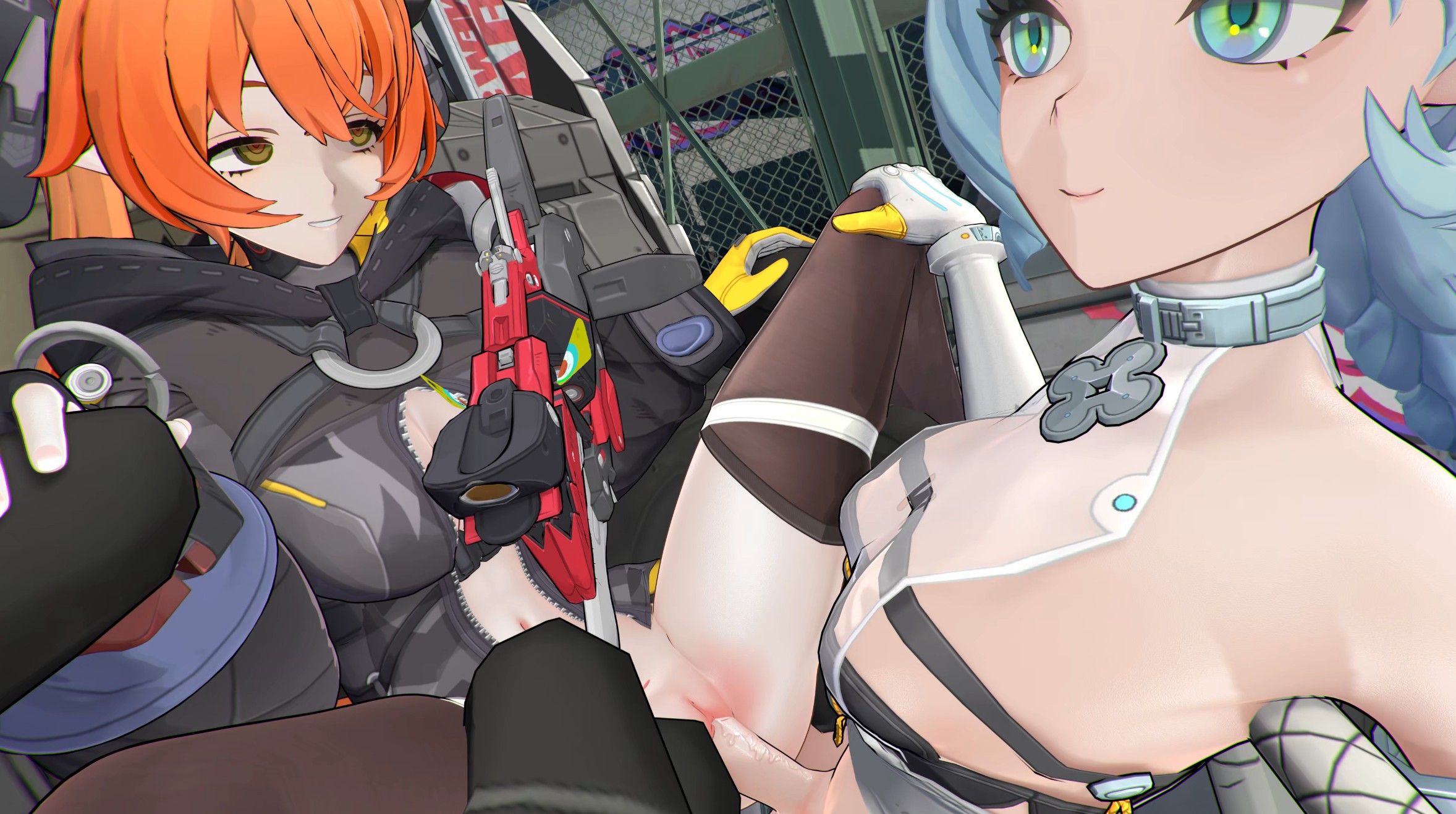 4k60fps stille futanari-schulmädchen mit tentakeln