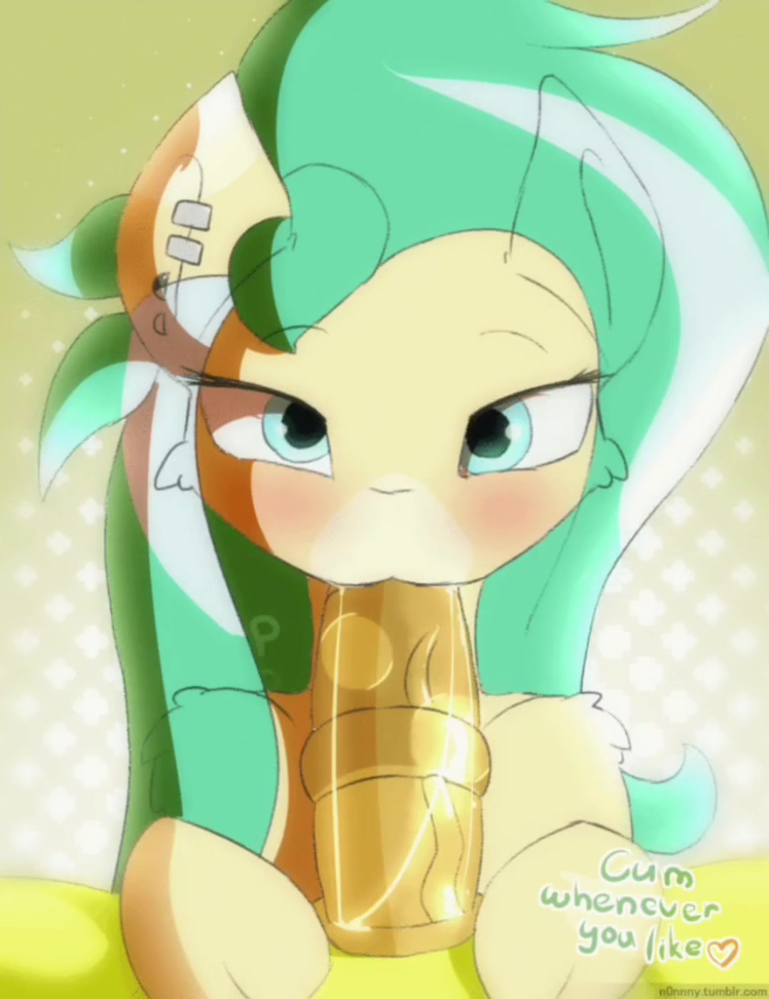 Fluttershy faz um boquete
