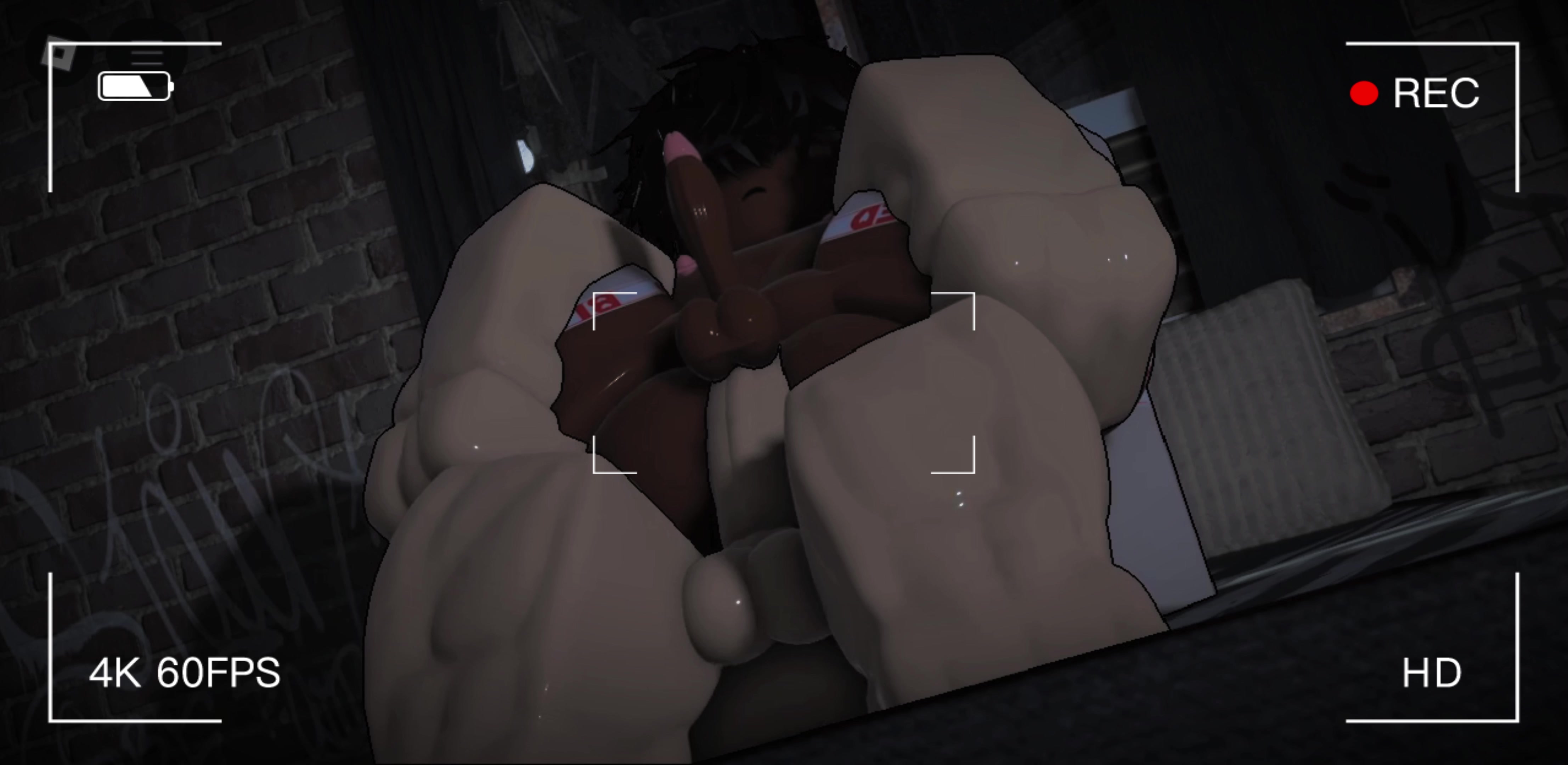 Ungezogener schwarzer femboy wird gefüllt