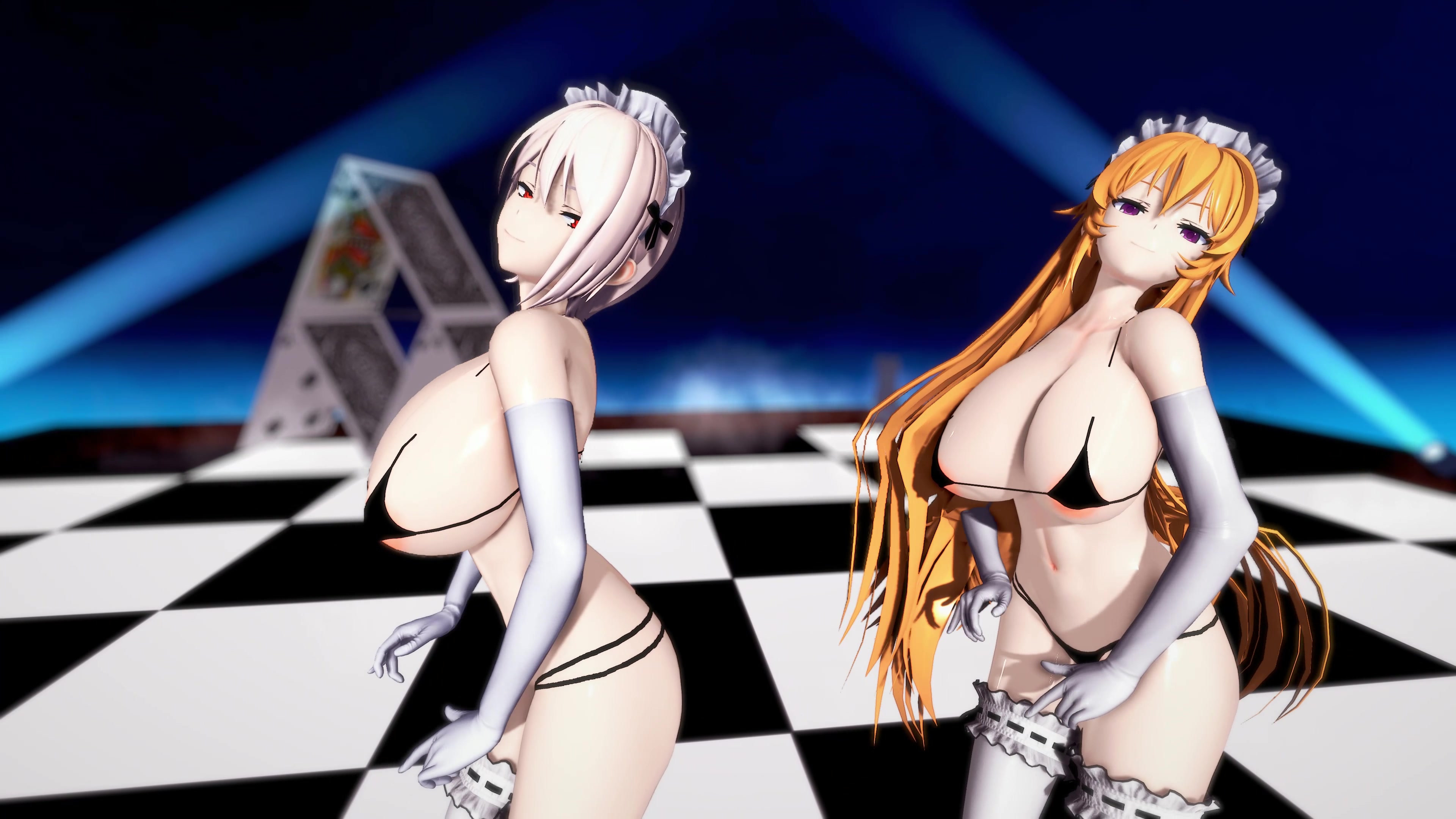 薙切绘里奈&爱丽丝跳扶她触手色色舞