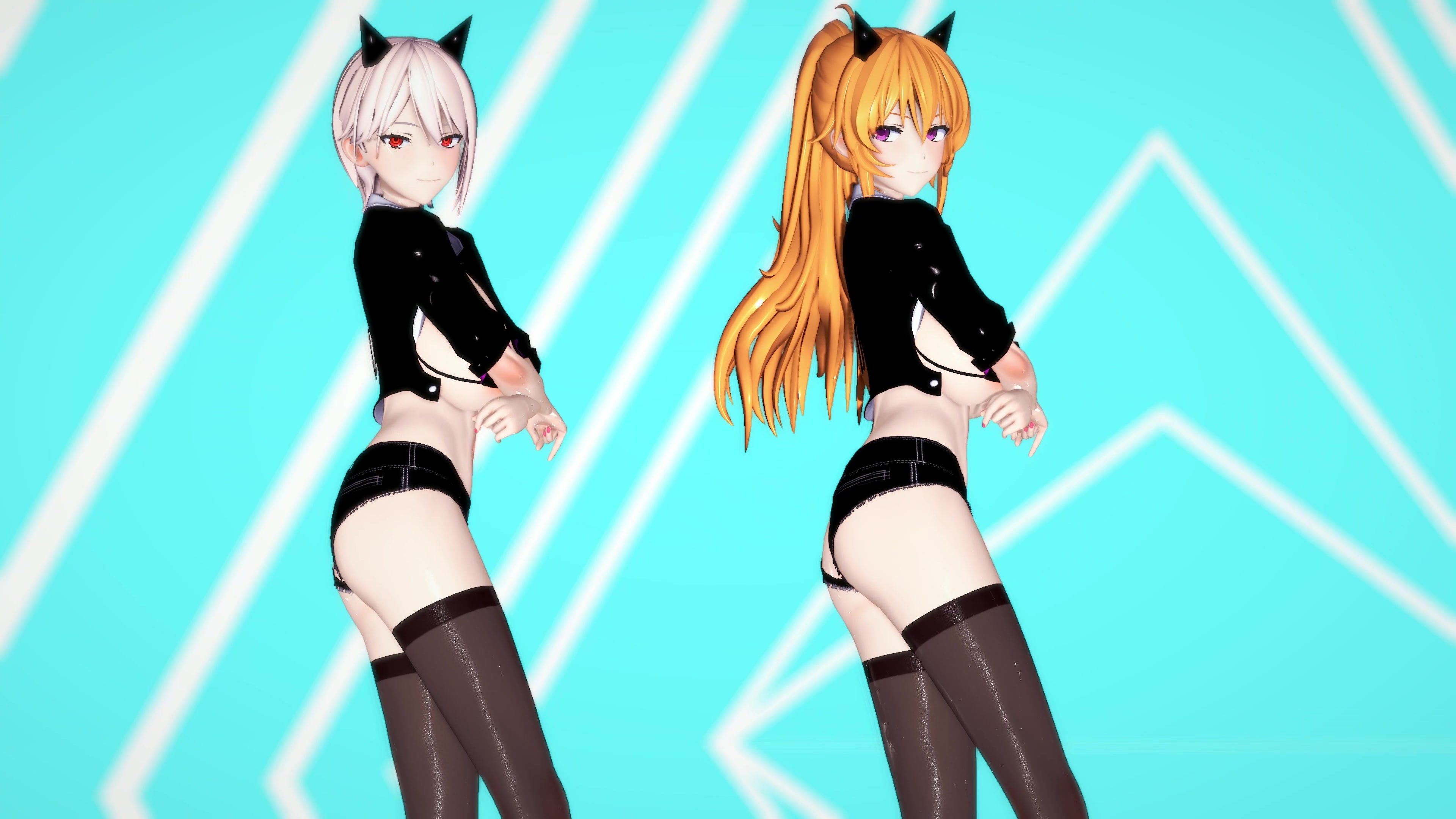 नाकिरी एरिना और एलिस फुटानारी नरमदार अश्लील नृत्य