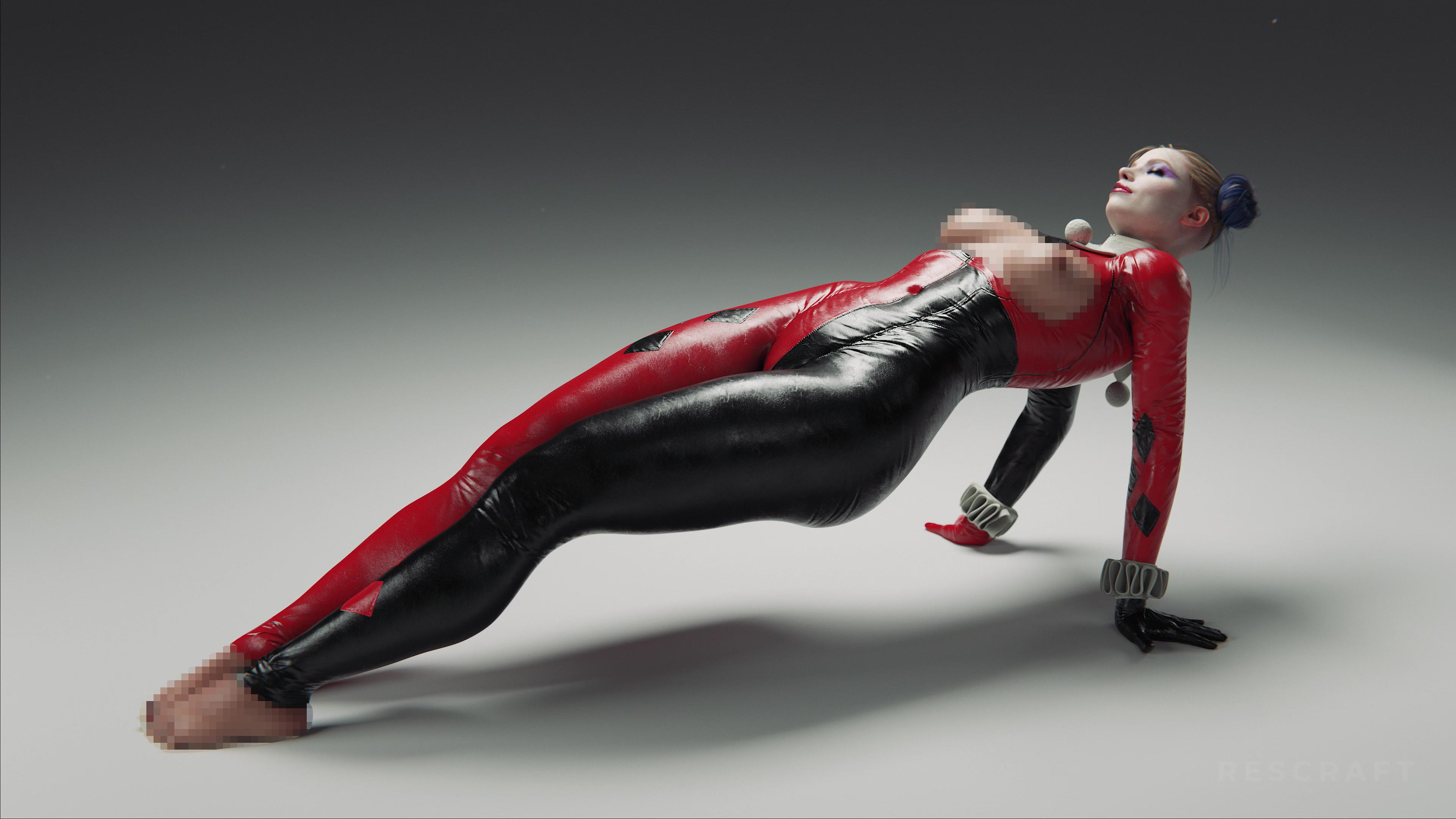 Harley quinn censored tentacle futanari ecchi