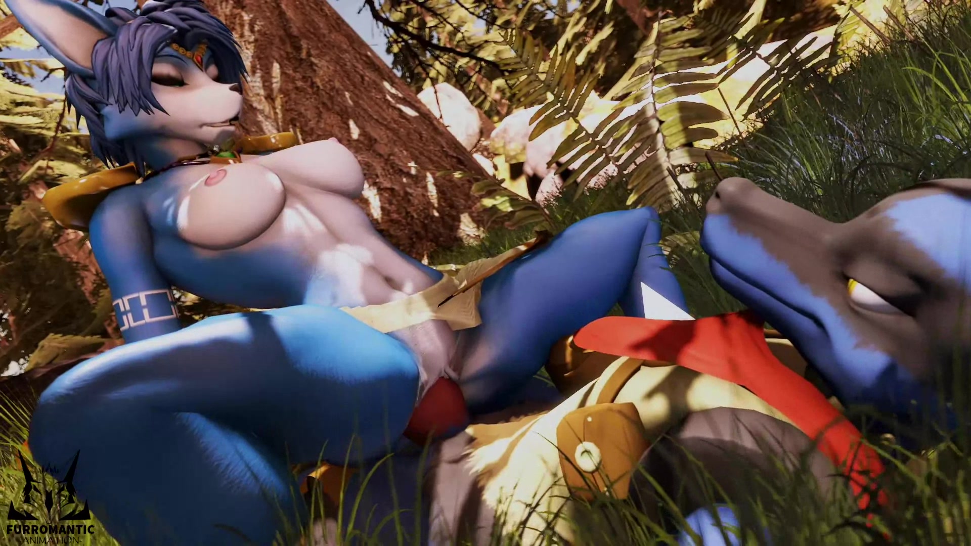 Encontro furromântico entre krystal e lucario