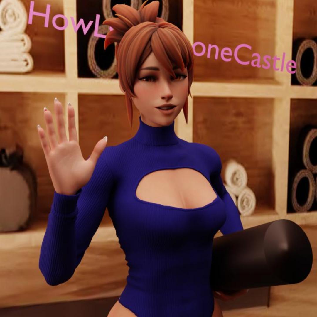 Heiße yoga-session mit marci von howlshormonecastle