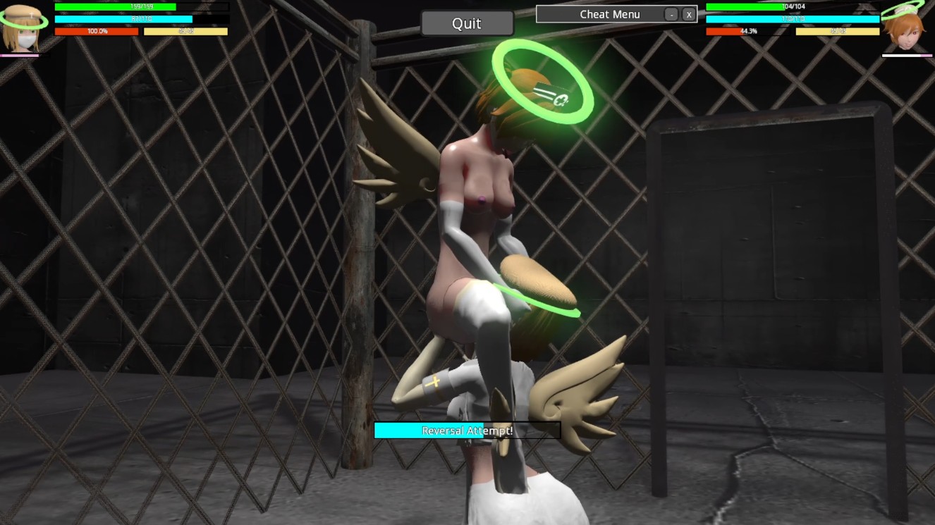 セラフィン対エリサ：激しいエッチバトル