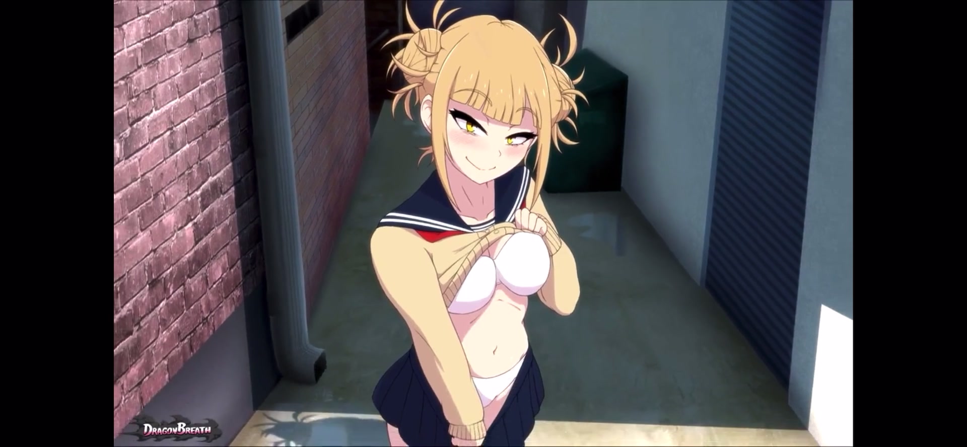 Colegial futanari tentáculo ecchi himiko toga