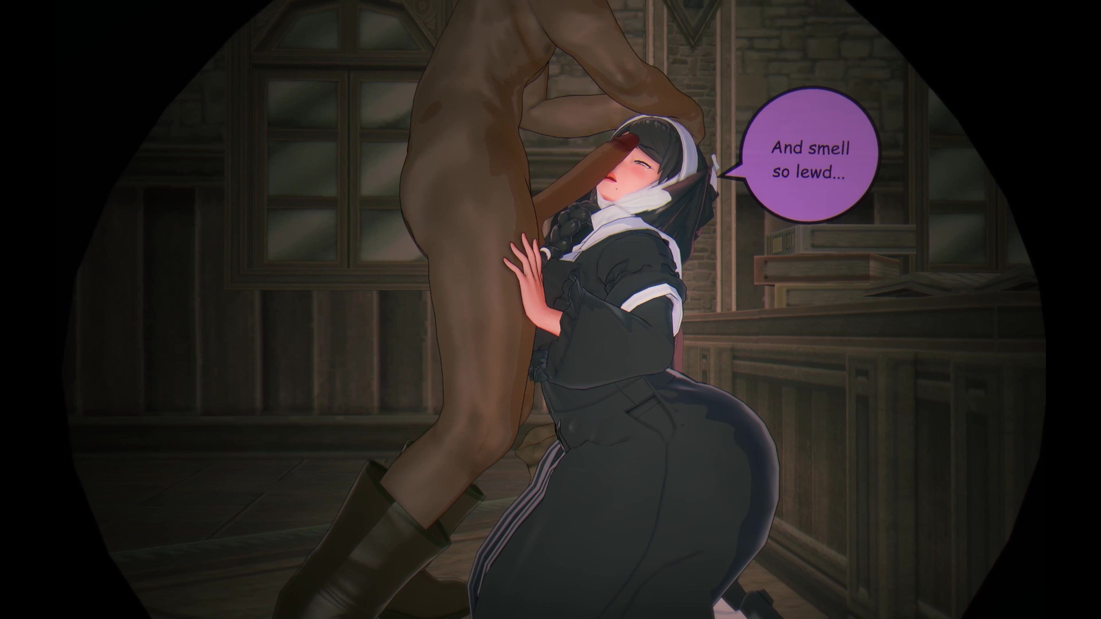 पवित्र अकादमी फुटानारी टेंटेकल एची स्कूलगर्ल