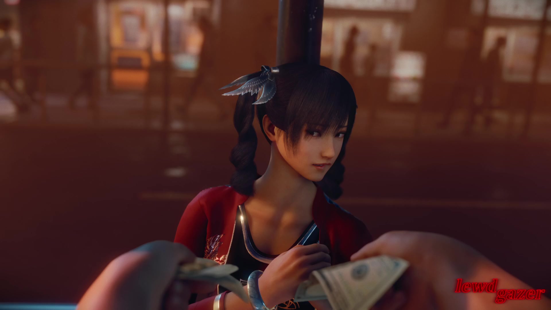 пошлая сяою смотрит на белую пошлость