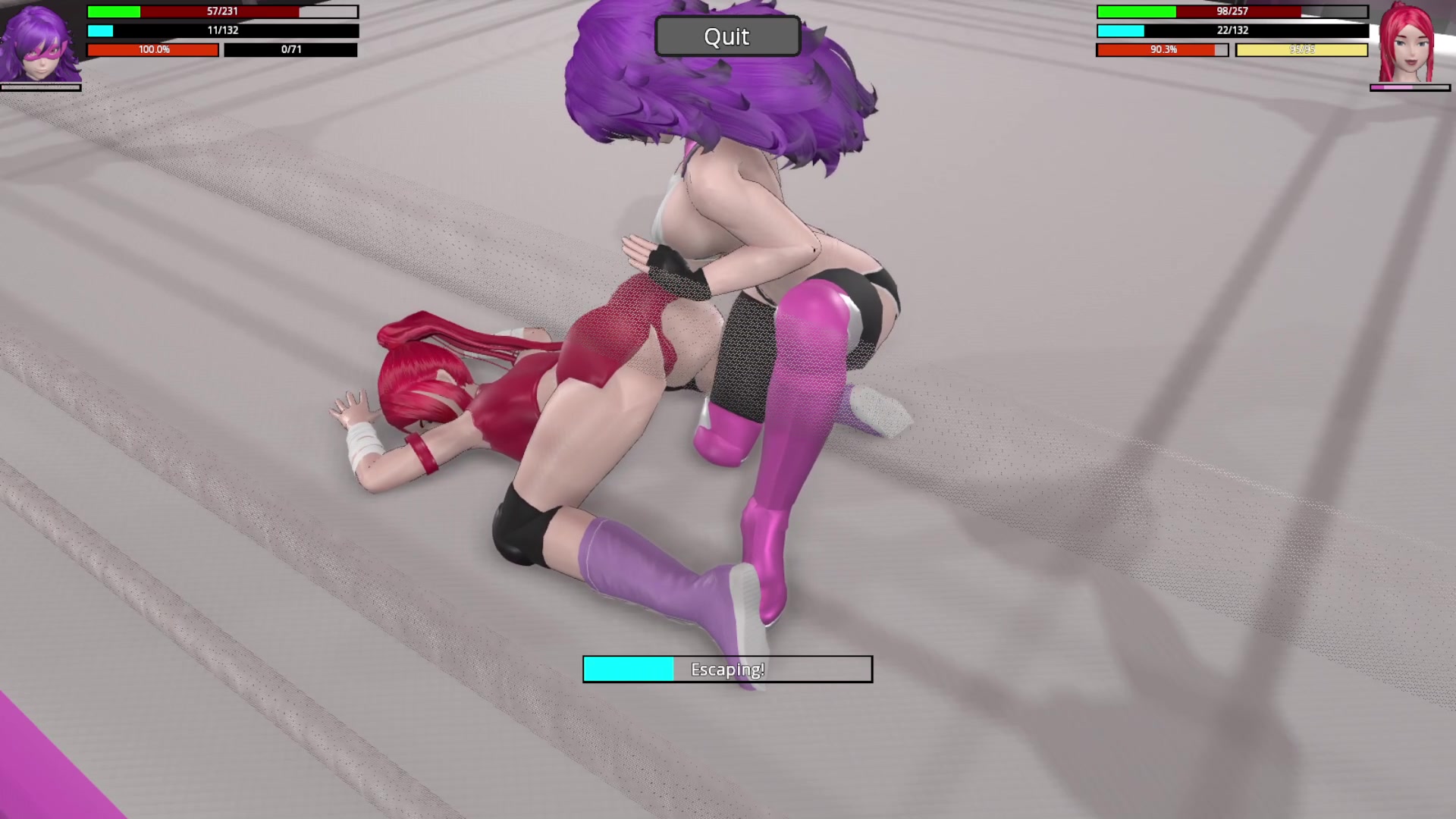 Leria trifft rebecca in einem lustvollen machtkampf