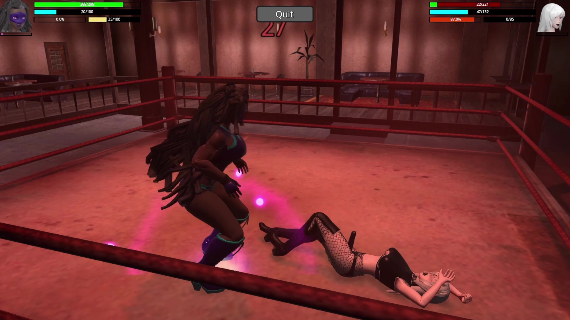 Loto negro vs vasylna: batalla écchi intensa