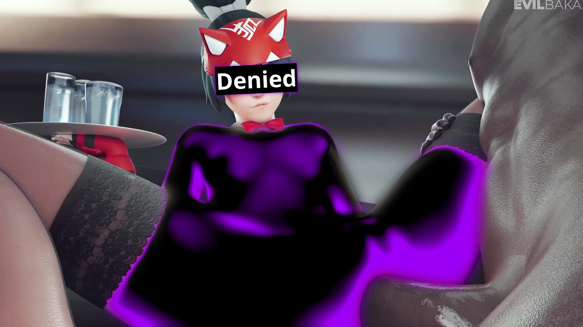 Colegiala futanari de tentáculos beta-safe ecchi de kiriko