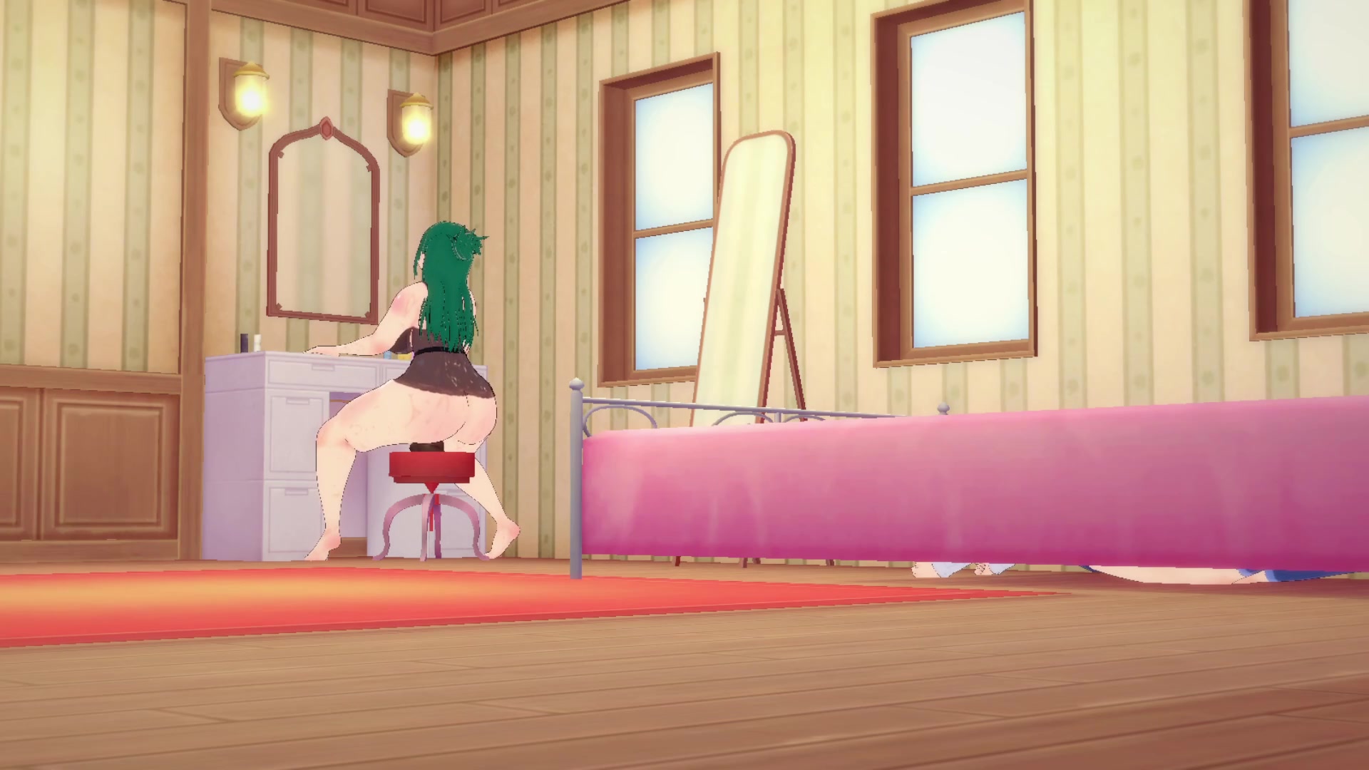 夜の楽しみ：触手ふたなり女子校生えっち