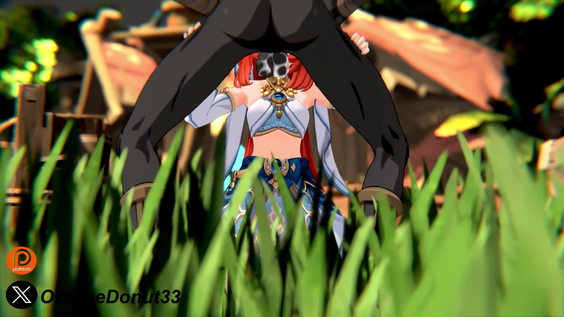 Nilou tentakel futa ecchi mit hilichurl