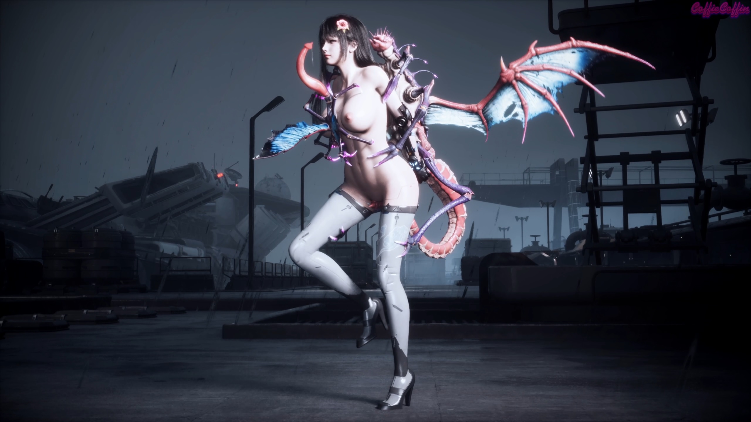 संतरे की स्कूली छात्रा टेंटेकल एची फुटानारी