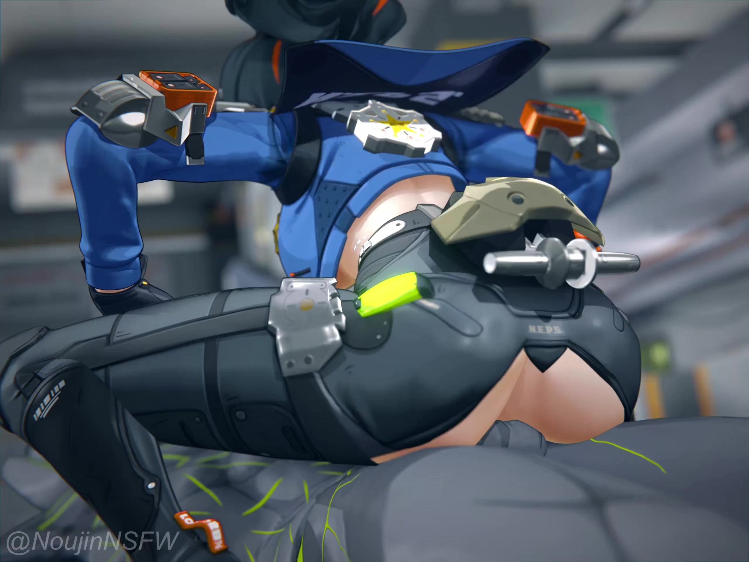 朱媛女牛仔在頑皮扶她觸手色情動畫中