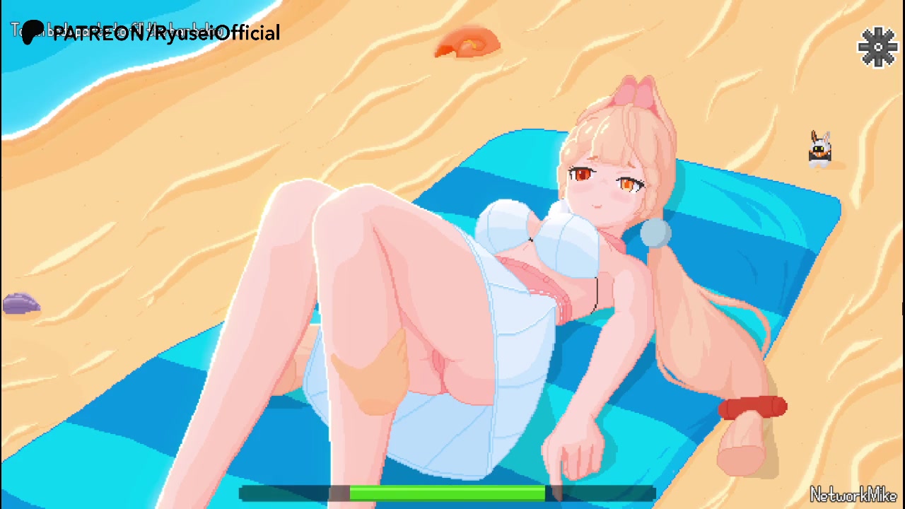 与爱丽丝的性感海滩约会