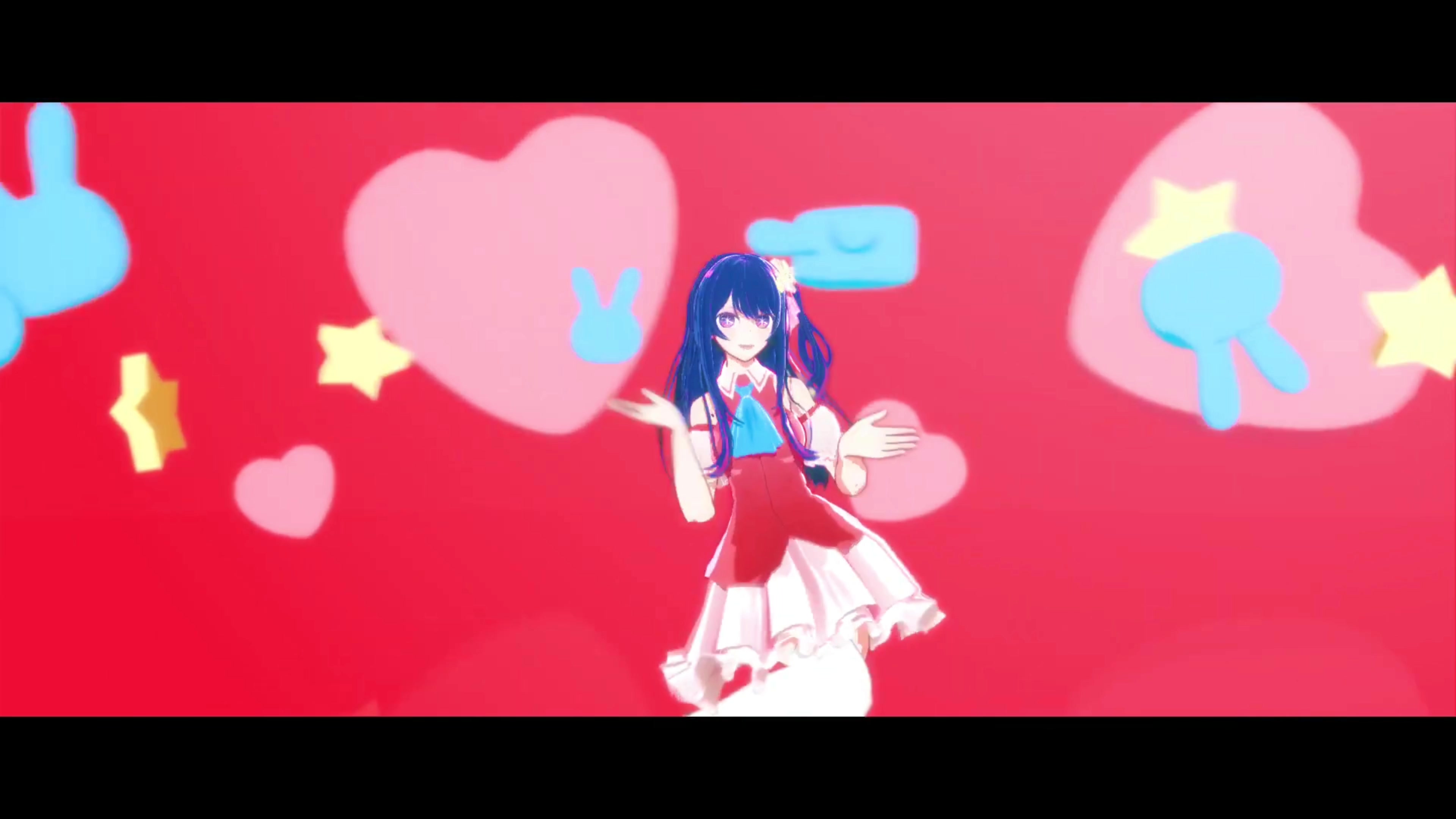 Ai hoshino performs idol dance