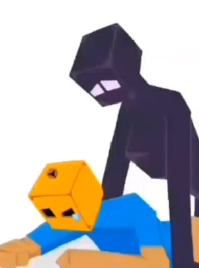Enderwoman prend steve pour un enderman