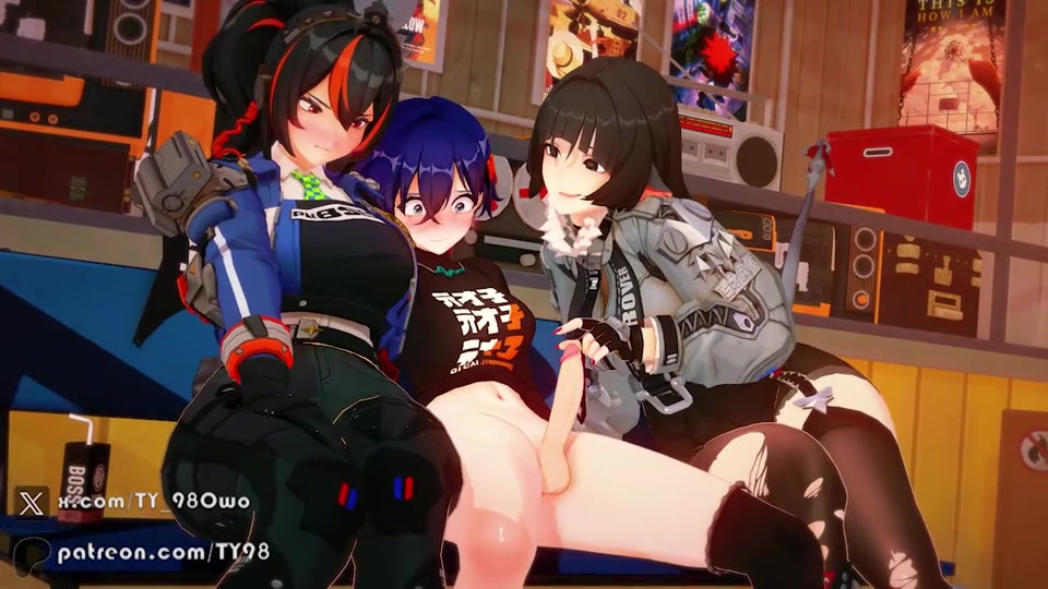 Janedoe zhuyuan belle futa tentáculos colegiala écchi