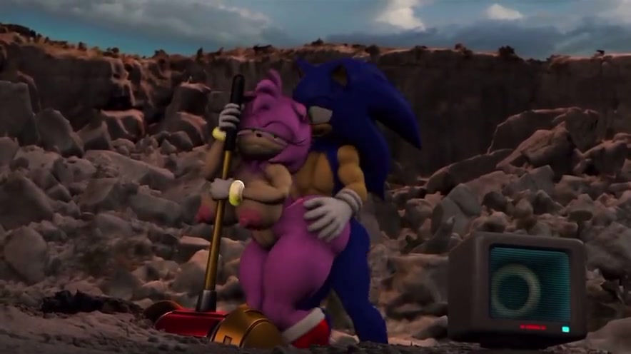 Sonic fucks amy in crater