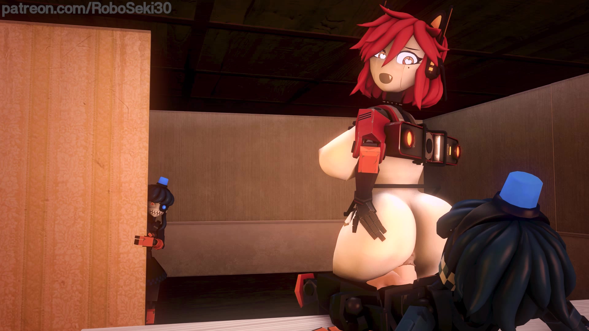 девушки-близнецы-телепорты в эротическом испытании тентаклей футанари