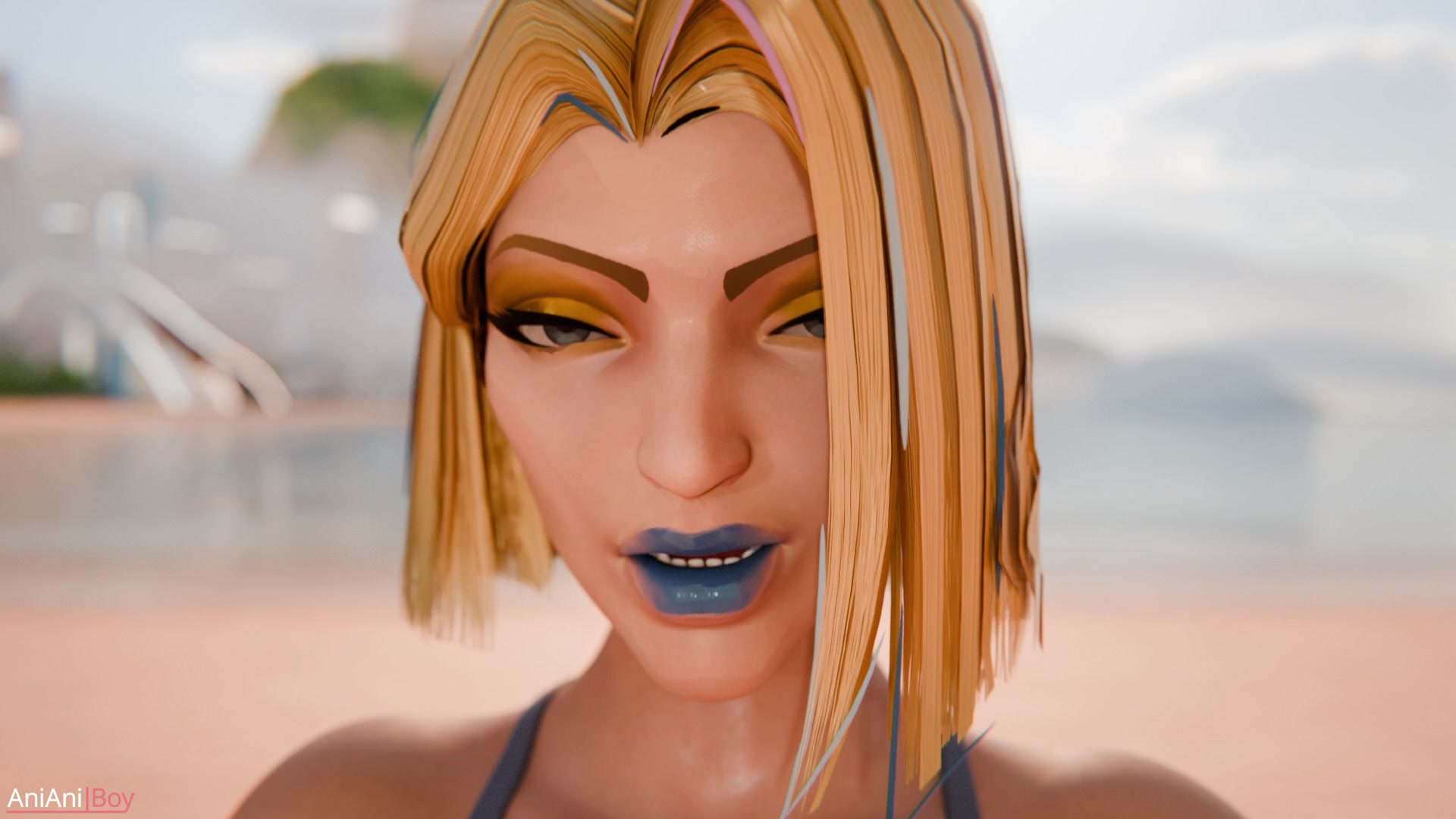 Sauvetage d'emma nue par la bite