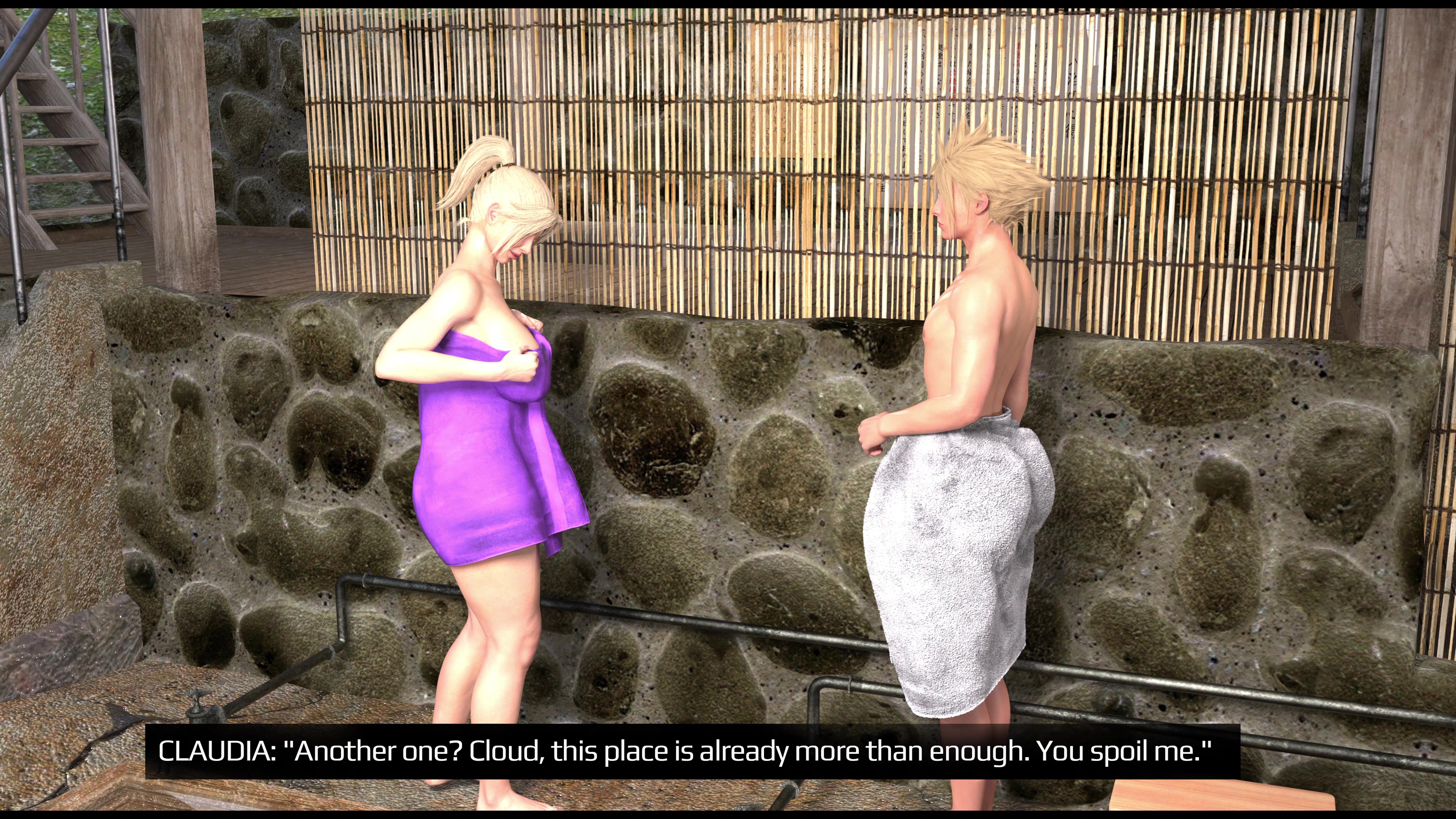 كوميكس فوتا بمخلات الأونسن لكلوديا من فاينل فانتسي