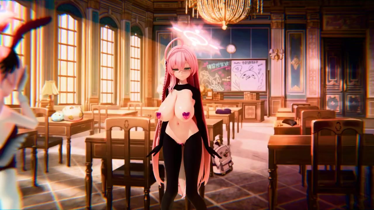 Hanako salta no ecchi futanari de tentáculos