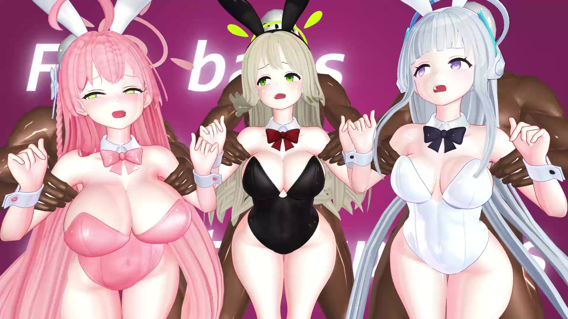 乃乃美、诺亚、花子的香肩巨石→性感女高中生乃乃美、诺亚、花子