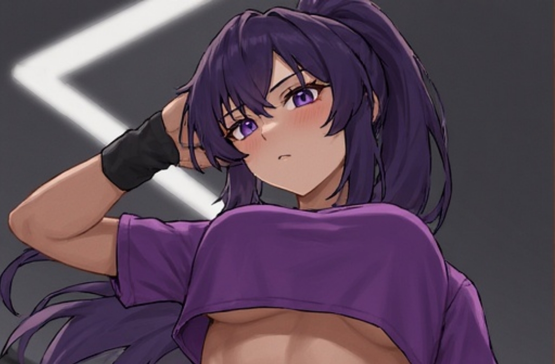 Reina's futanari tentacle ecchi sparring with schoolgirl