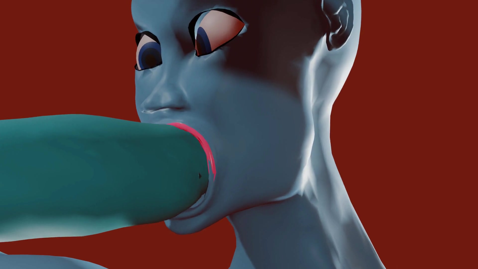 ガムボールは熱いフェラを受ける