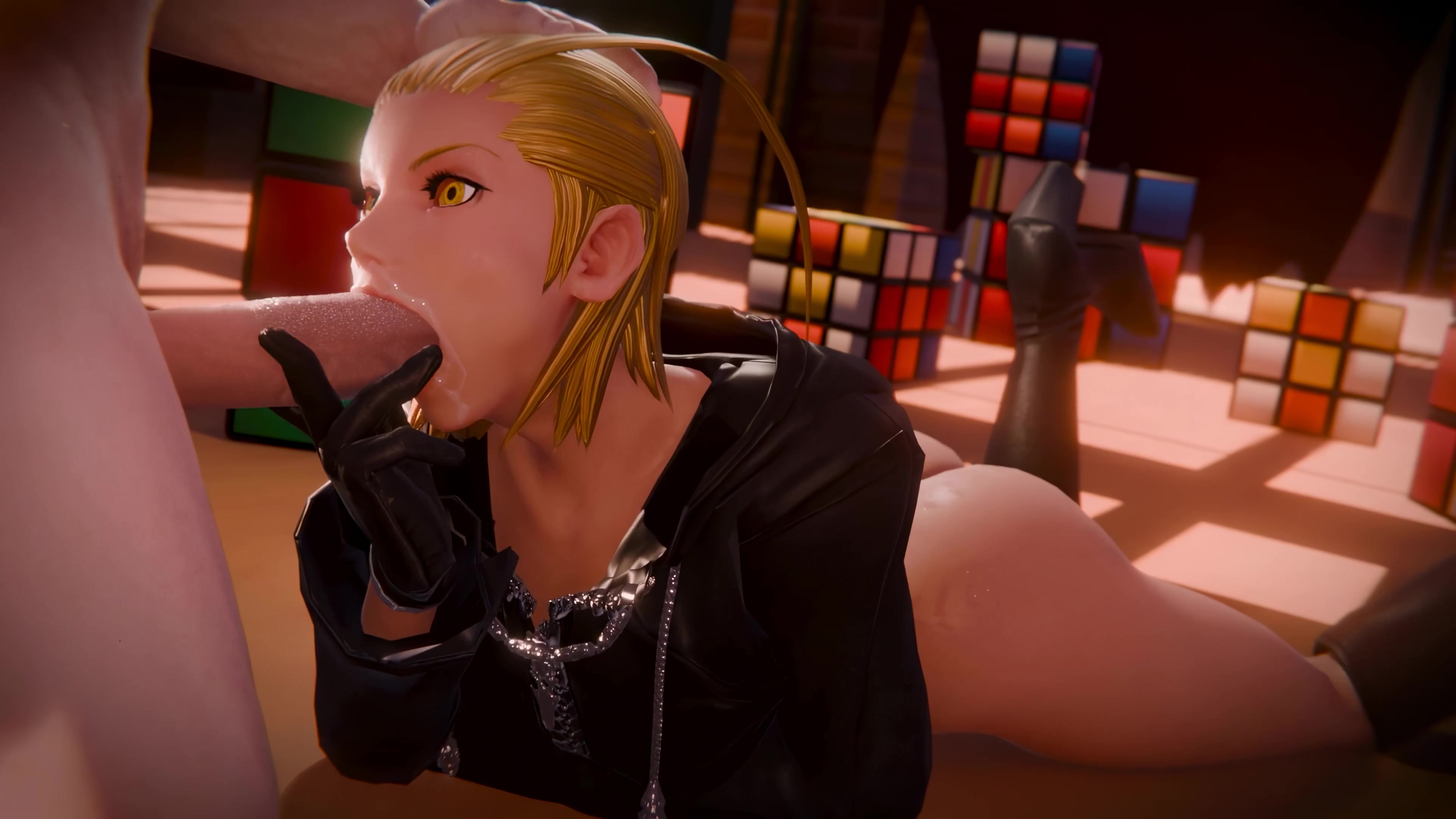 顽皮的larxene口交场景